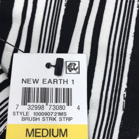 Alfani Striped Balloon-Sleeve Top - Picture 6 of 7